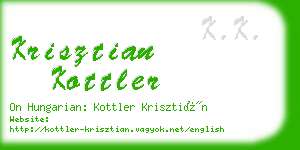 krisztian kottler business card